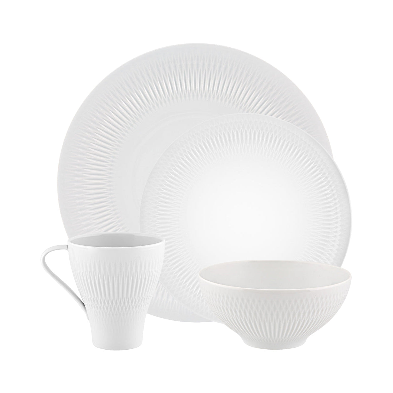 Vista Alegre Utopia Set of 4 Plate Pieces