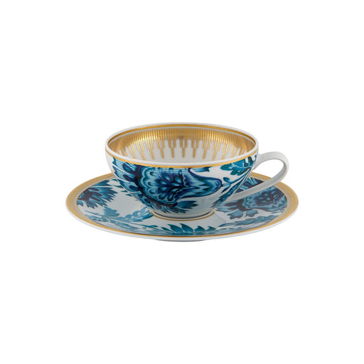 Vista Alegre Gold Exotic Tea Cup And Saucer