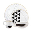 Vista Alegre Carrara Set of 4 Plate Pieces
