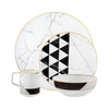 Vista Alegre Carrara Set of 4 Plate Pieces