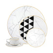 Vista Alegre Carrara Set of 5 Plate Pieces