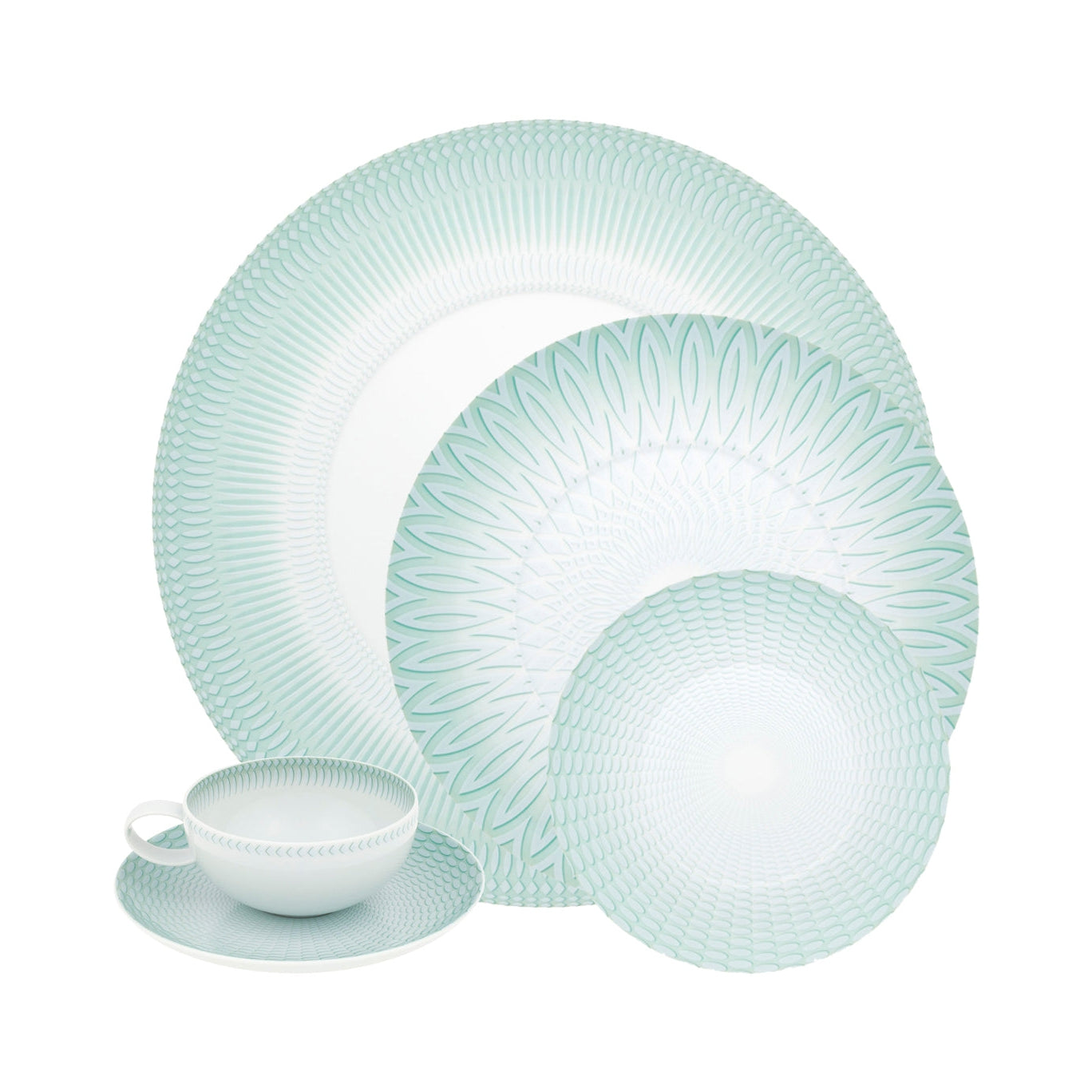 Vista Alegre Venezia Set of 5 Plate Pieces