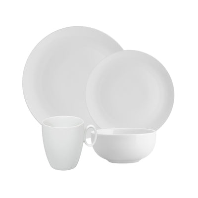 Vista Alegre Broadway White Set of 4 Plate Pieces