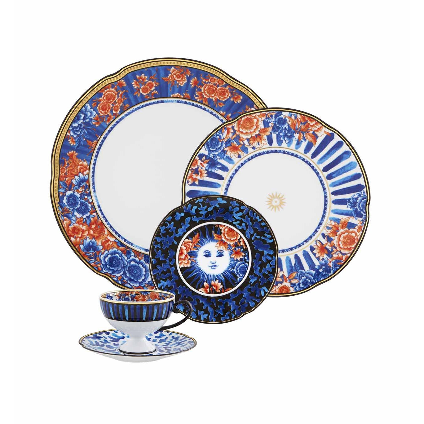 Vista Alegre Cannaregio Set of 5 Plate Pieces