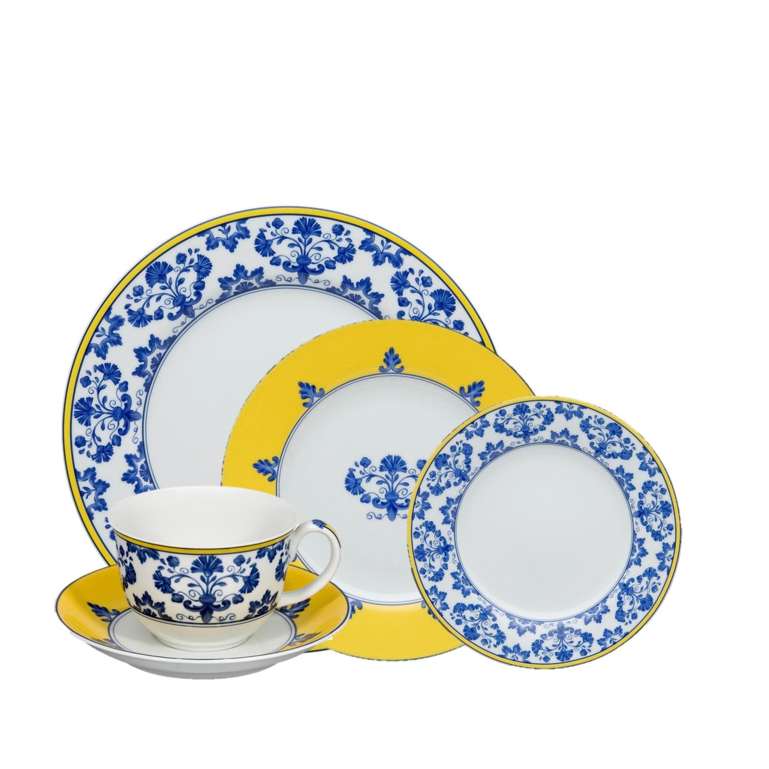 Vista Alegre Castelo Branco Set of 5 Plate Pieces