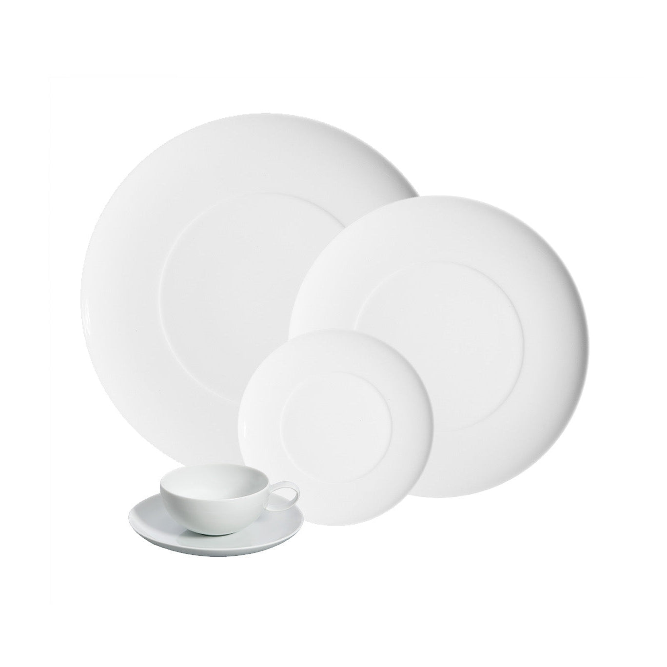 Vista Alegre Domo White Set of 5 Plate Pieces