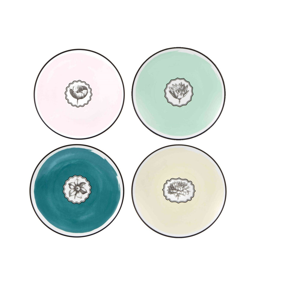 Vista Alegre Christian Lacroix - Herbariae Dessert Plates By Christian Lacroix - Set of 4