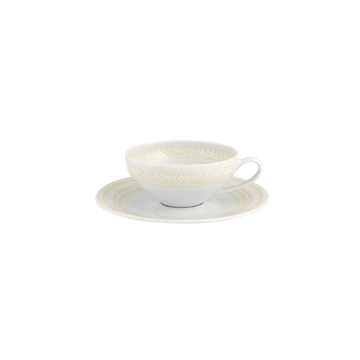 Vista Alegre Ivory Tea Cup And Saucer