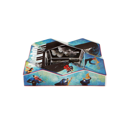 Vista Alegre Fur Beethoven Square Catchall tray By Fatinha Ramos
