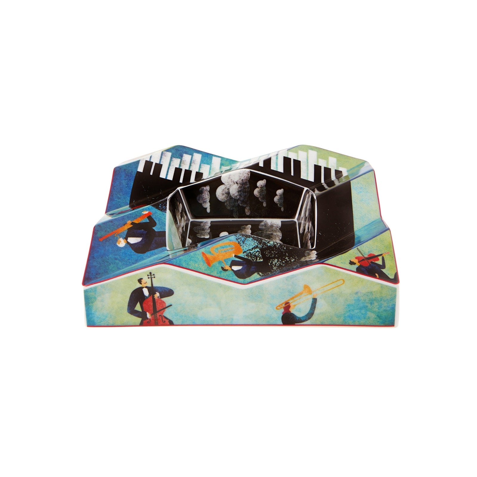 Vista Alegre Fur Beethoven Square Catchall tray By Fatinha Ramos