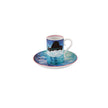 Vista Alegre Fur Beethoven Coffee Cups & Saucer By Fatinha Ramos - Set of 4