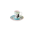 Vista Alegre Fur Beethoven Coffee Cups & Saucer By Fatinha Ramos - Set of 4