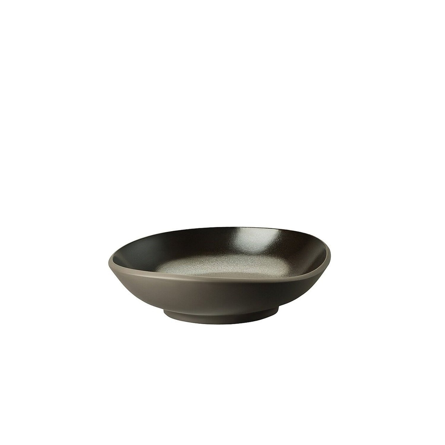 Rosenthal Junto Slate Grey Stoneware Plate Deep - 6 2/3 Inch