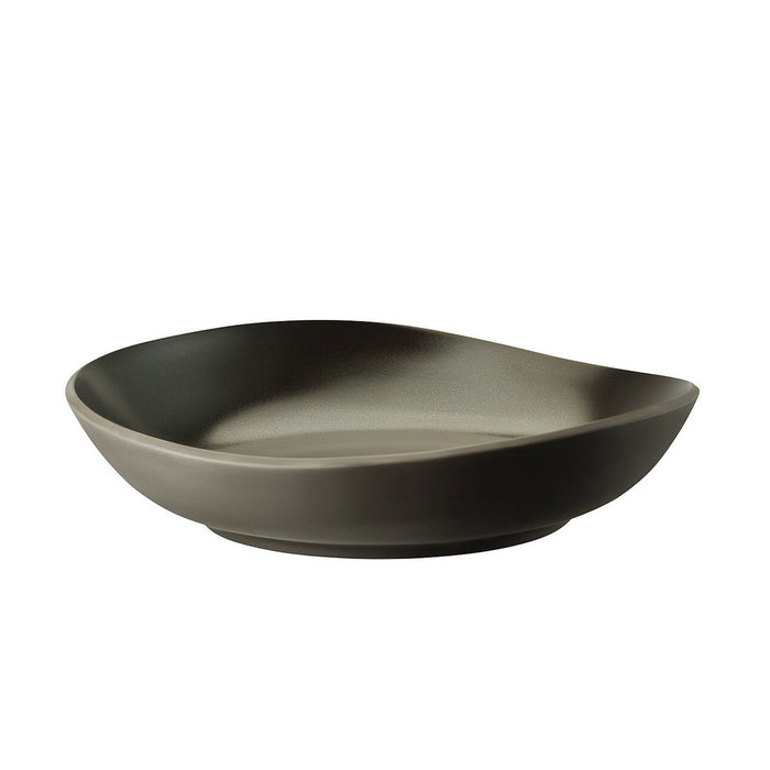 Rosenthal Junto Slate Grey Stoneware Plate Deep - 11 Inch