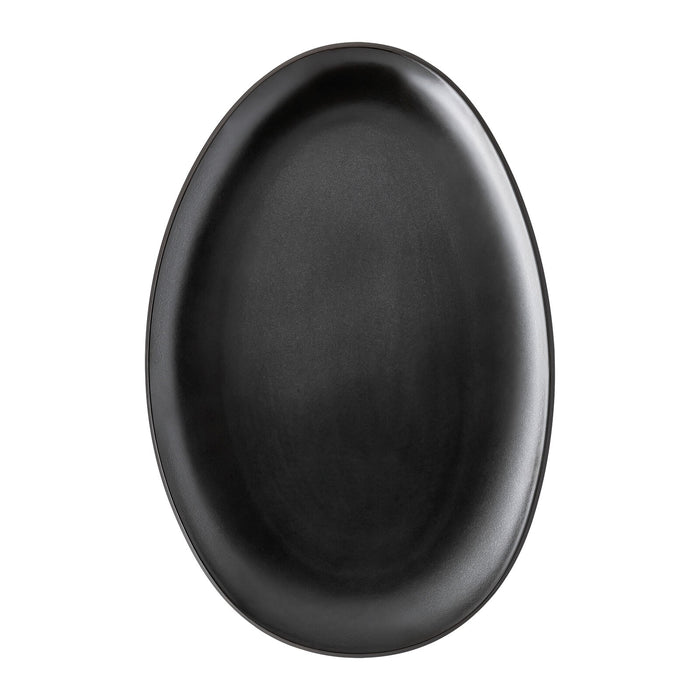 Rosenthal Junto Slate Grey Stoneware Platter Flat Oval