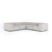 Gwen Outdoor 5 PC Sectional
