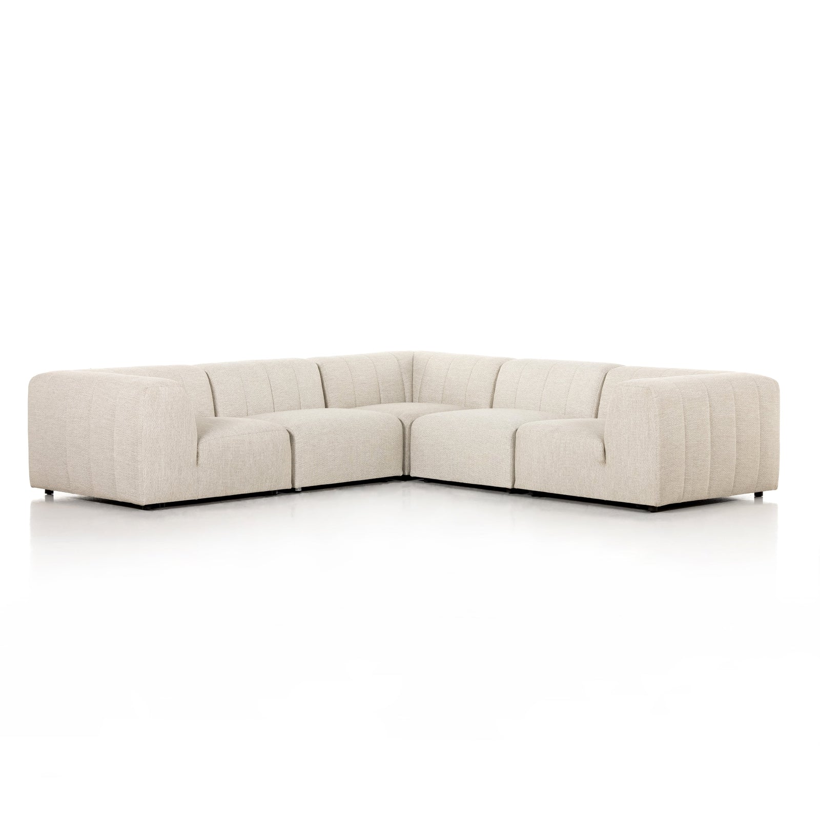 Gwen Outdoor 5 PC Sectional