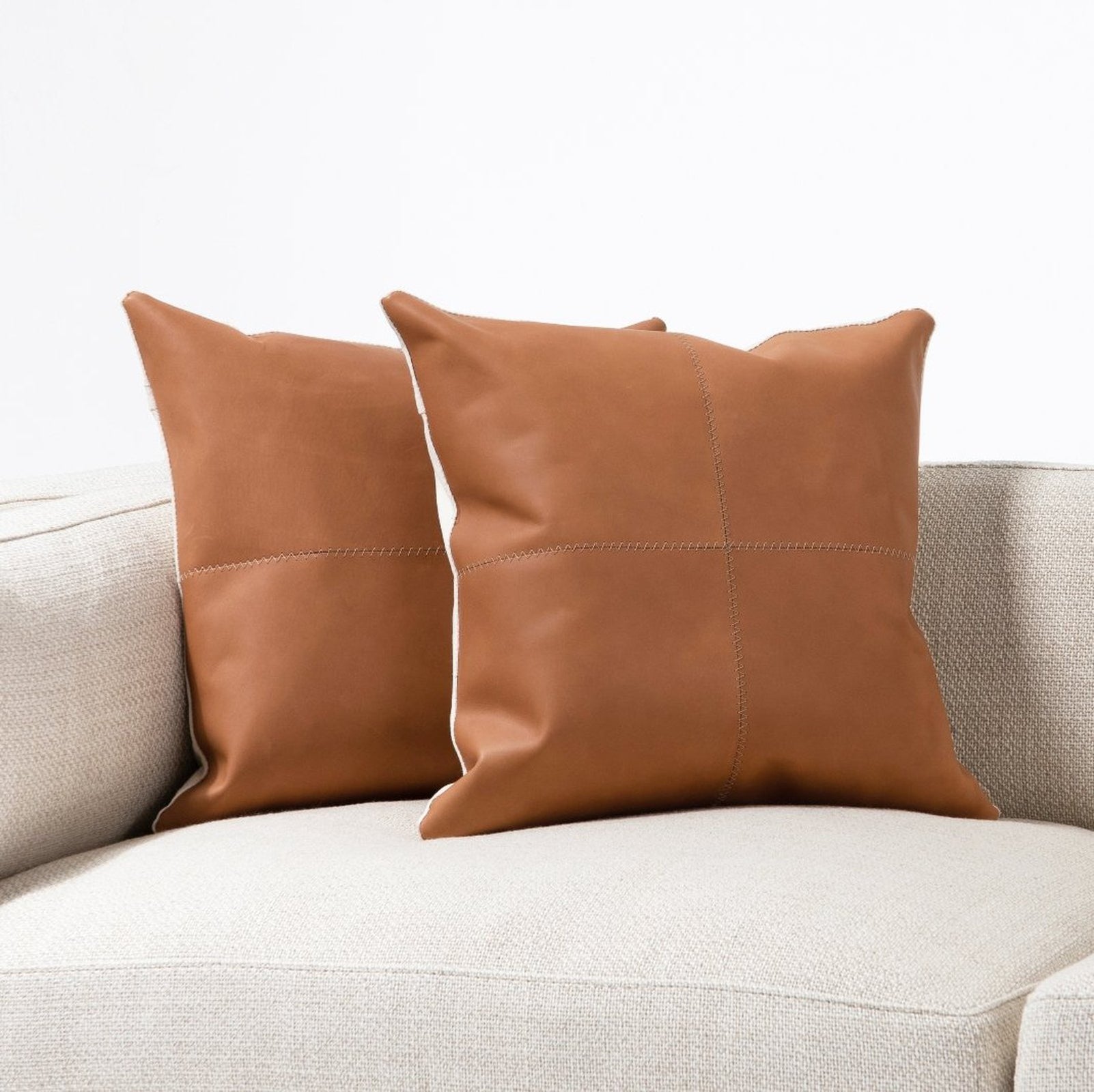 Sandro Leather Pillow