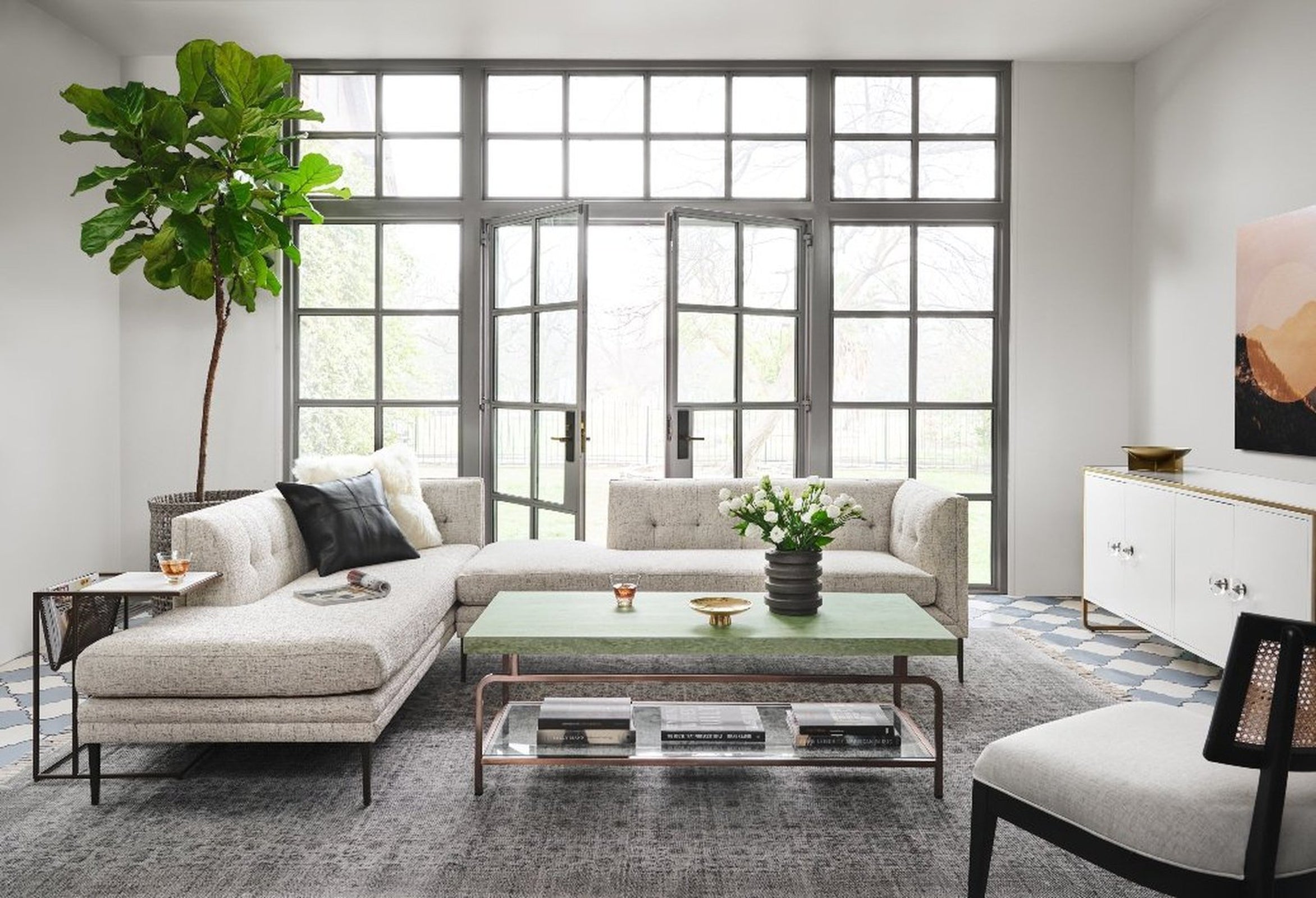 Sandro Leather Pillow