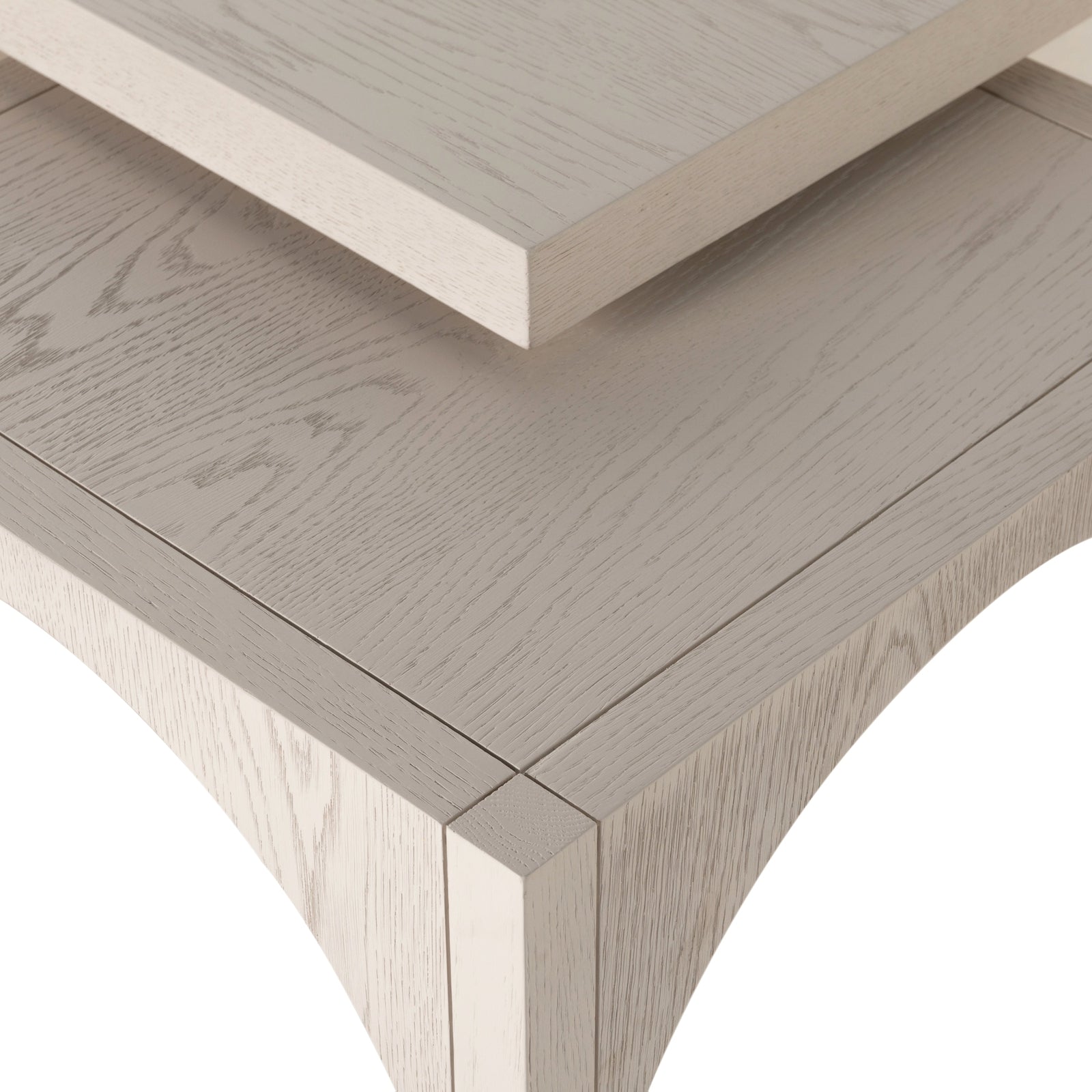 Four Hands Amara Coffee Table with Nesting Arch Seats