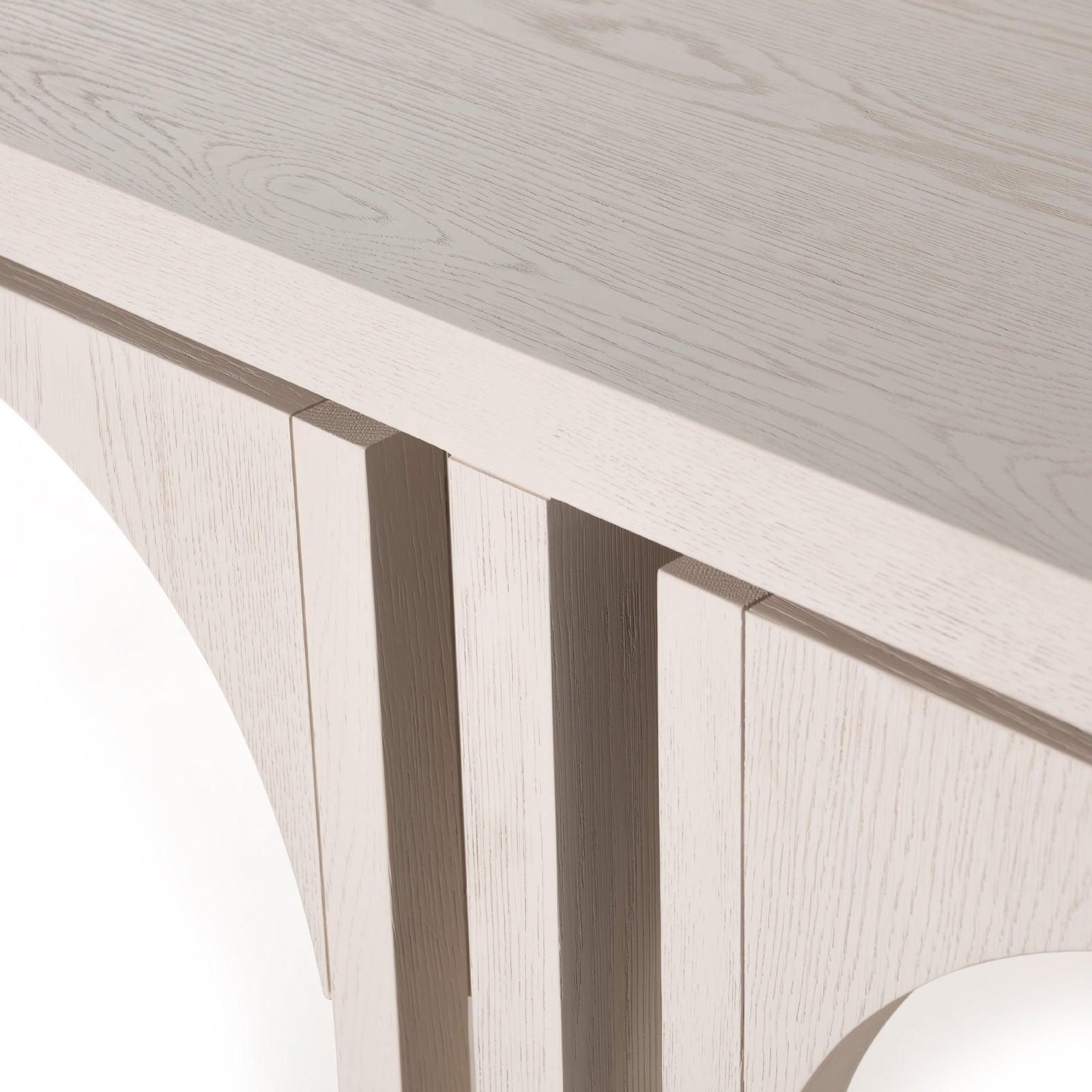 Four Hands Amara Coffee Table with Nesting Arch Seats