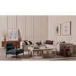 Four Hands Amara Coffee Table with Nesting Arch Seats