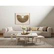 Four Hands Amara Coffee Table with Nesting Arch Seats