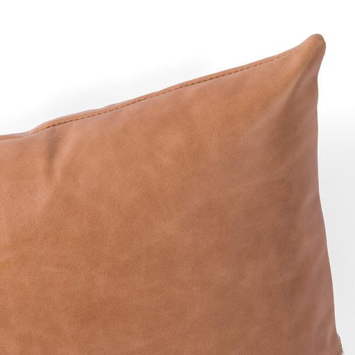 Leather & Linen Pillow