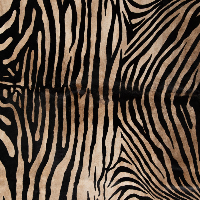 Zebra Printed Hide Rug