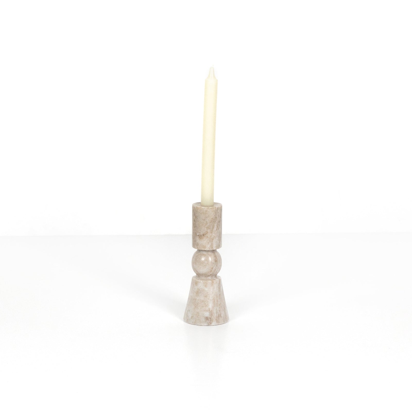 Rosette Taper Candlesticks - Set of 2