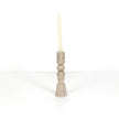 Rosette Taper Candlesticks - Set of 2