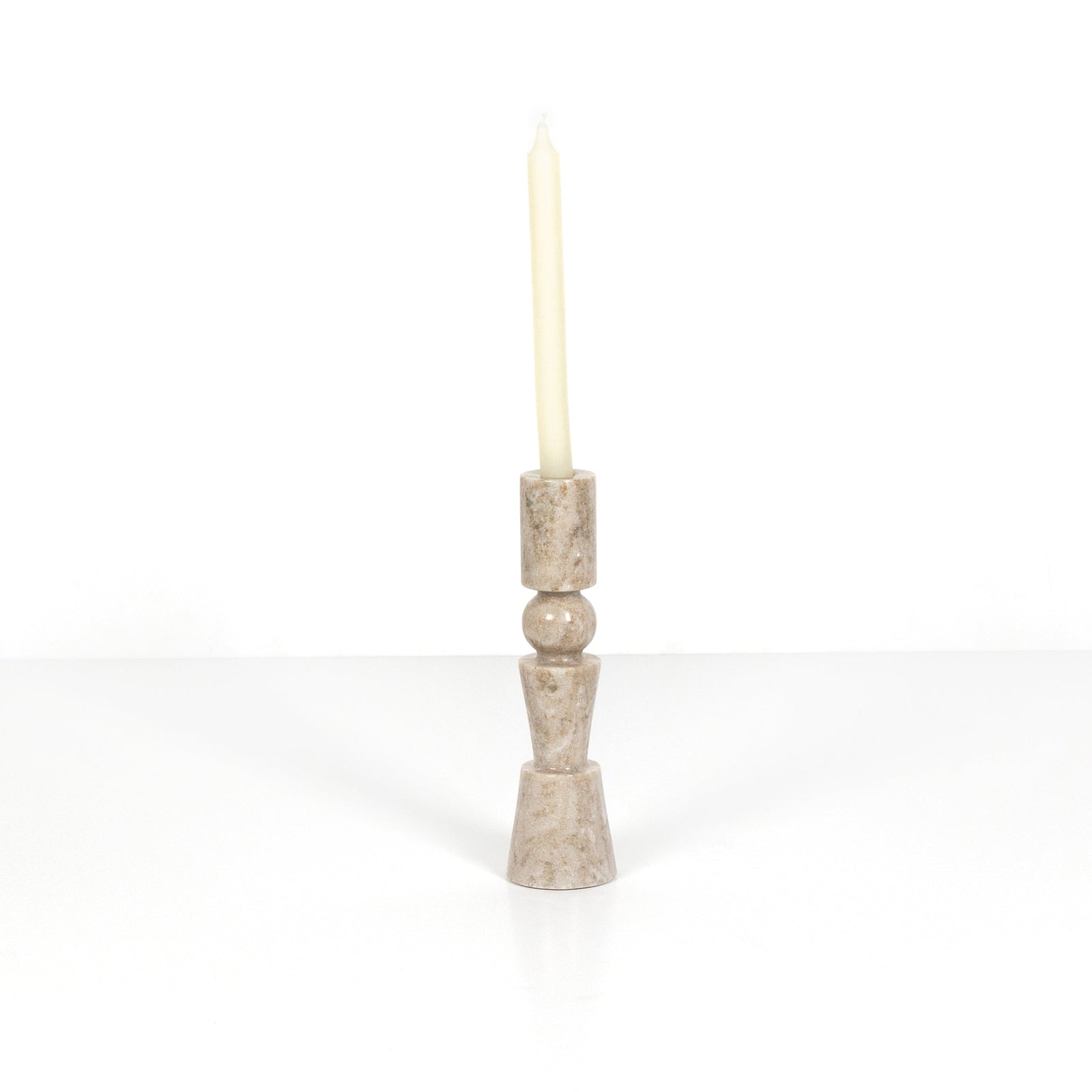 Rosette Taper Candlesticks - Set of 2