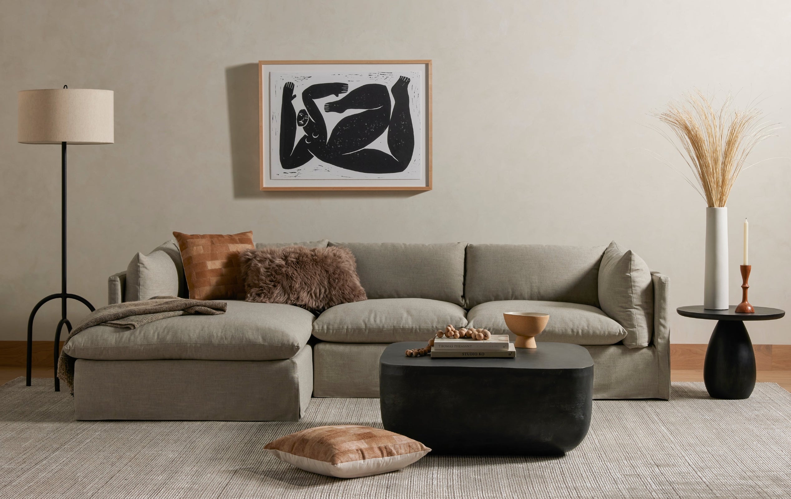 Four Hands Basil Square Coffee Table