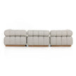Roma Outdoor 3 PC Sectional with Ottoman