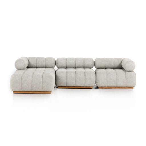 Roma Outdoor 3 PC Sectional with Ottoman