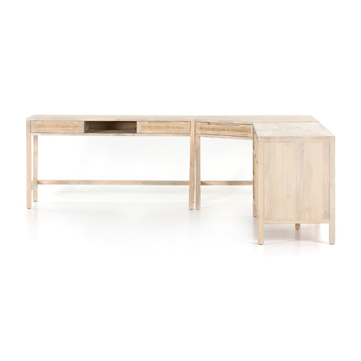 Four Hands Clarita Desk System with Filing Credenza