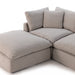 Stevie 4 PC Sectional with Ottoman