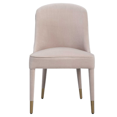 Uttermost Brie Armless Chair, Champagne Set Of 2