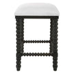 Uttermost Pryce Black Backless Counter Stool