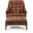 Halston Chair with Ottoman