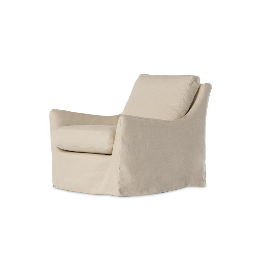 Monette Slipcover Swivel Chair