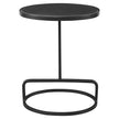 Uttermost Jessenia Black Marble Accent Table