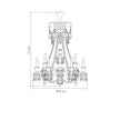 Baccarat Zénith Black Chandelier