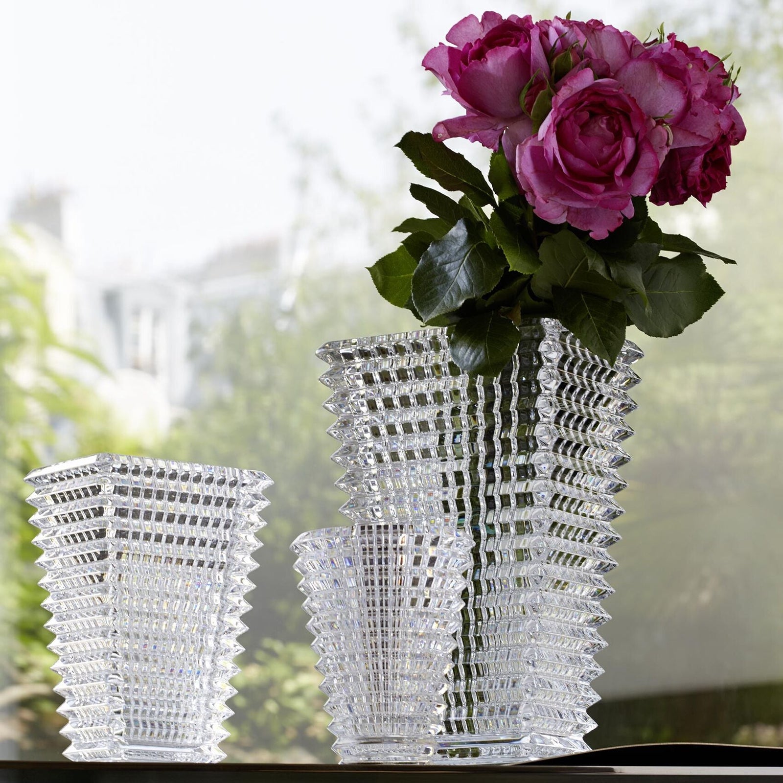 Baccarat Eye Vase Rectangular