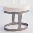 Global Views Oslo Stool with Muslin Cushion