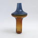 Global Views Over Amber/Cobalt Vase