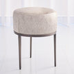 Global Views Urban Stool with Hair-on-Hide