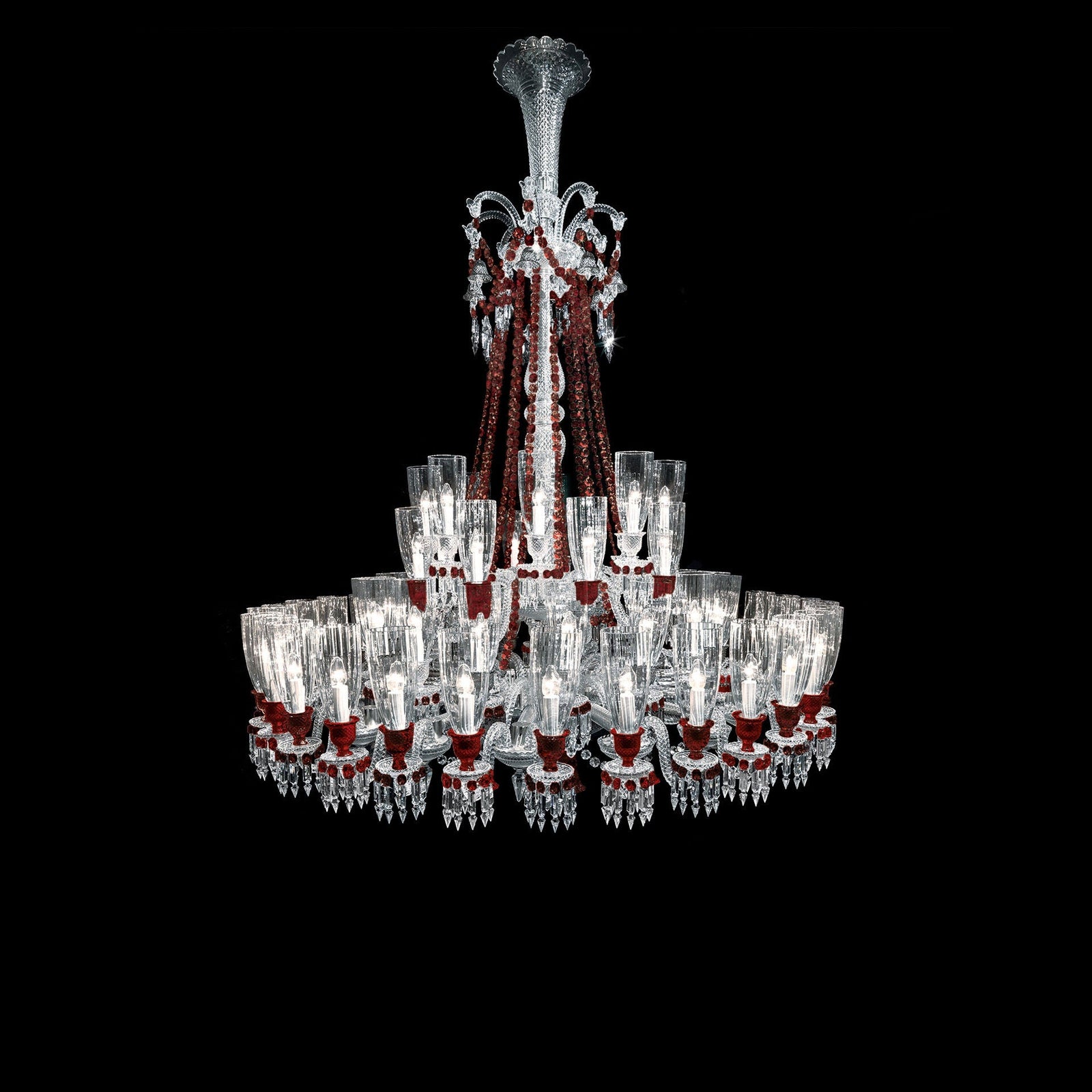 Baccarat Zénith Red Chandelier