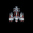 Baccarat Zénith Red Chandelier