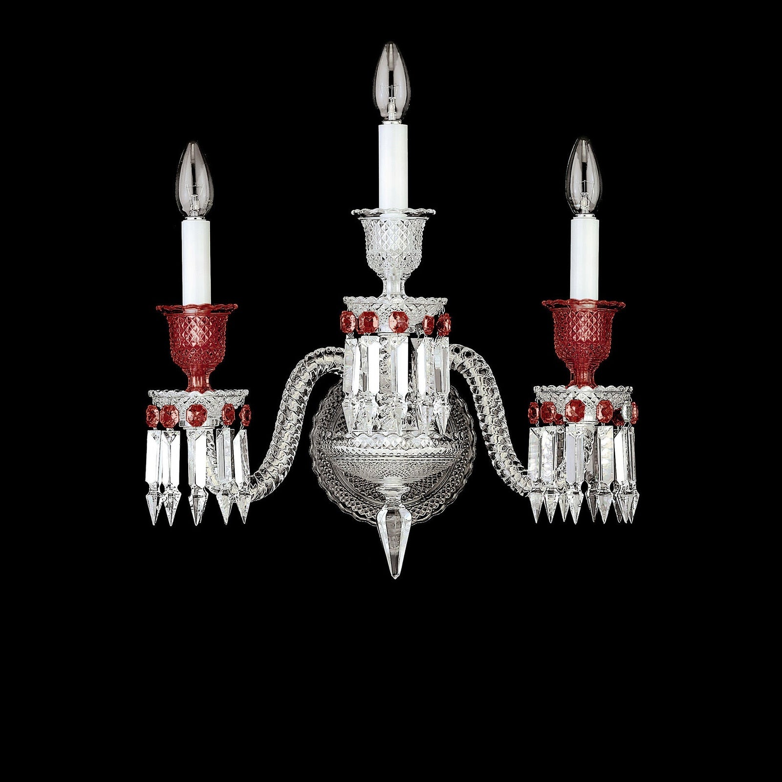 Baccarat Zénith Red Wall Sconce